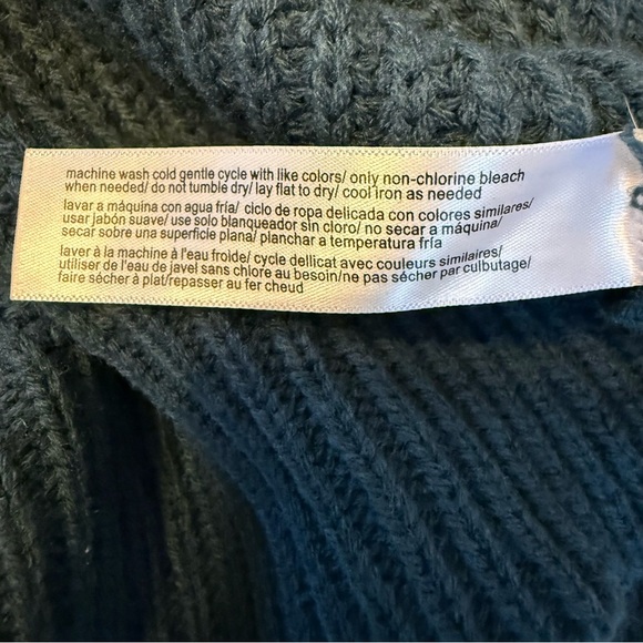 Eloquii | Green Crew Neck Knit Sweater with Sleeve Detail | Sz 14/16 - Picture 7 of 8